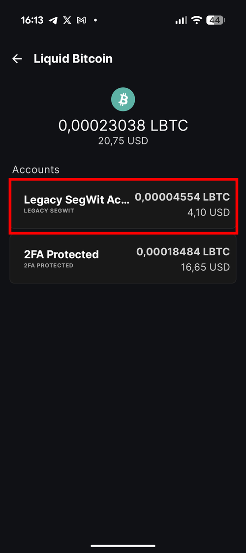 Blockstream Green step 2