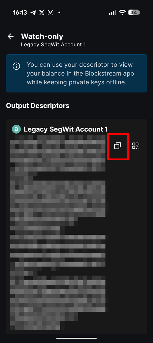 Blockstream Green step 4